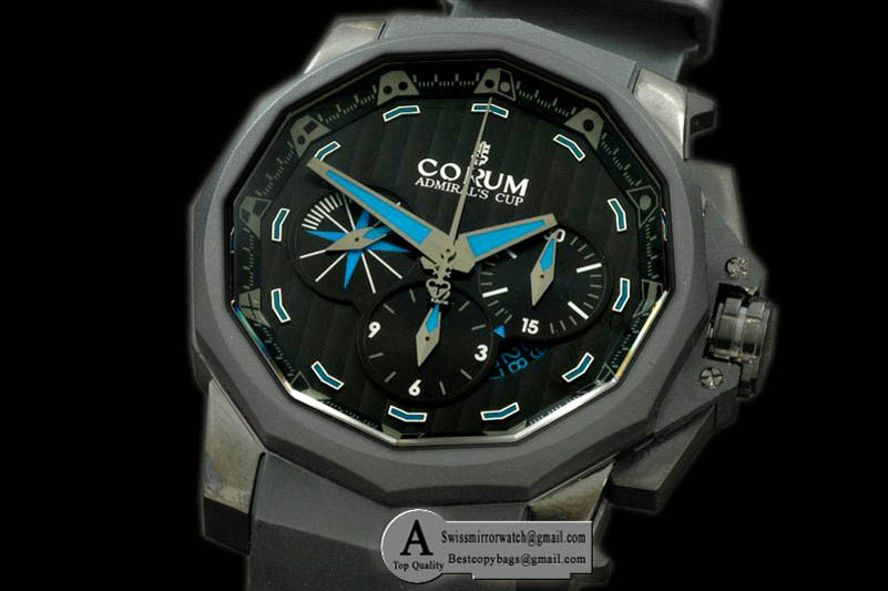Corum Competition 48 Challenge Cup DLC/Rubber Black Replica Watches