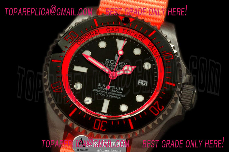 Rolex DeepSea Watch What if Edition PVD Blk/Red A2813