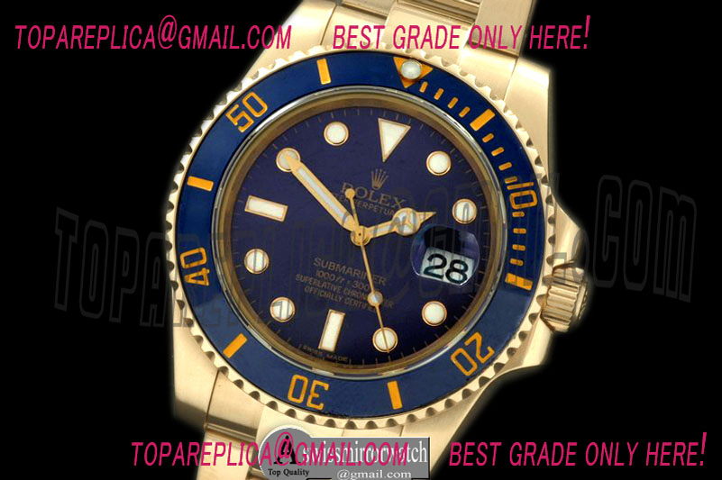 Rolex 116619 Blue FG Sub Asian 2836/3135