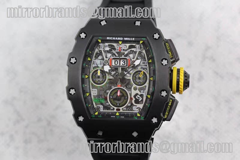 Richard Mille Unveils the RM 11-03 PVD Flyback Chronograph A7750