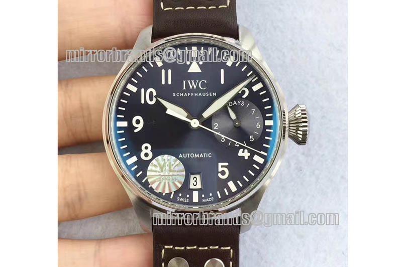IWC Big Pilot Real PR IW5009 SS YLF Blue Dial White Hand A51111