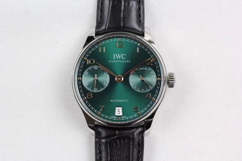 IWC Portuguese Real PR IW500708 ZF 1:1 Best Edition Green Dial