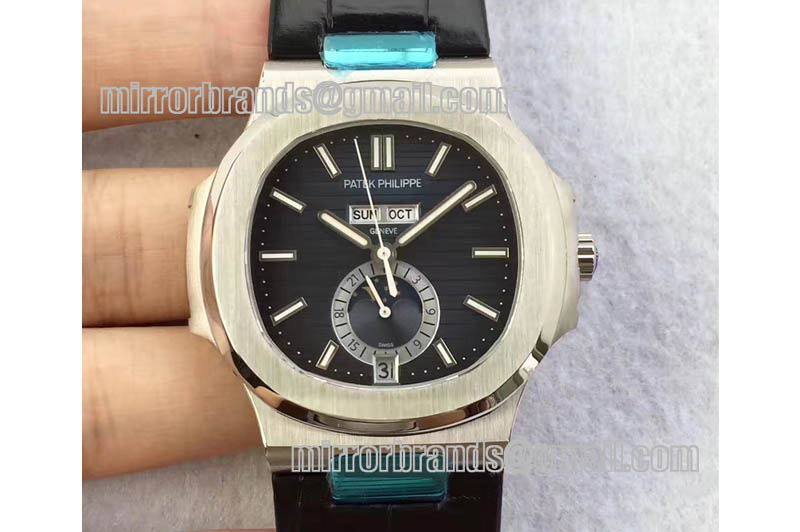 Patek Philippe Nautilus 5726 Complicated SS Blue Textured Dial A324