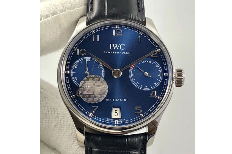 IWC Portuguese Real PR IW500710 ZF 1:1 Best Edition Blue Dial A52010 V4