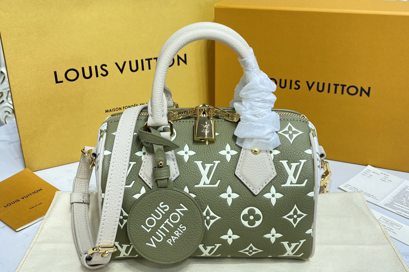 Louis Vuitton M46118 LV Speedy Bandoulière 20 handbag in Monogram Empreinte leather