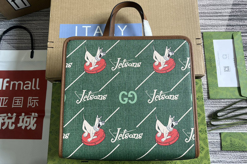 Gucci x The Jetsons 605614 Tote bag in Green