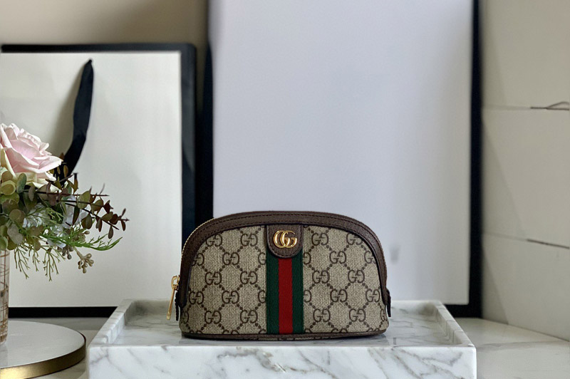 Gucci ‎625544 GG Marmont cosmetic case in GG Supreme Canvas
