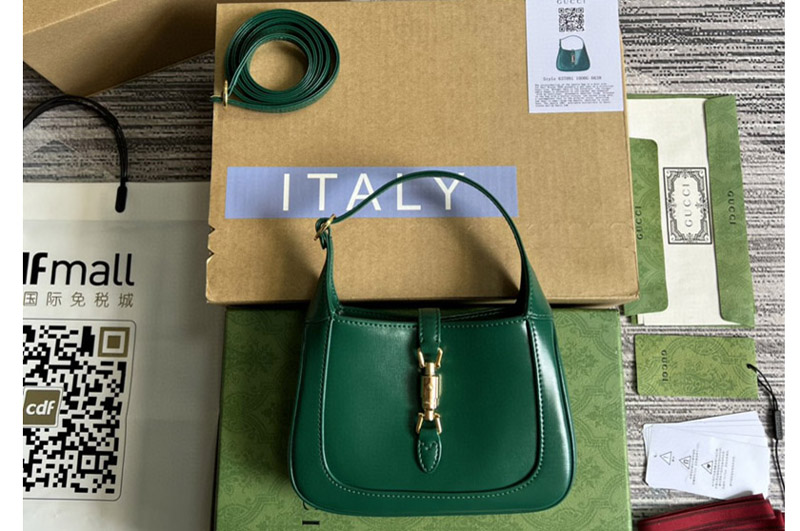 Gucci 637091 jackie 1961 Mini shoulder bag In Green leather