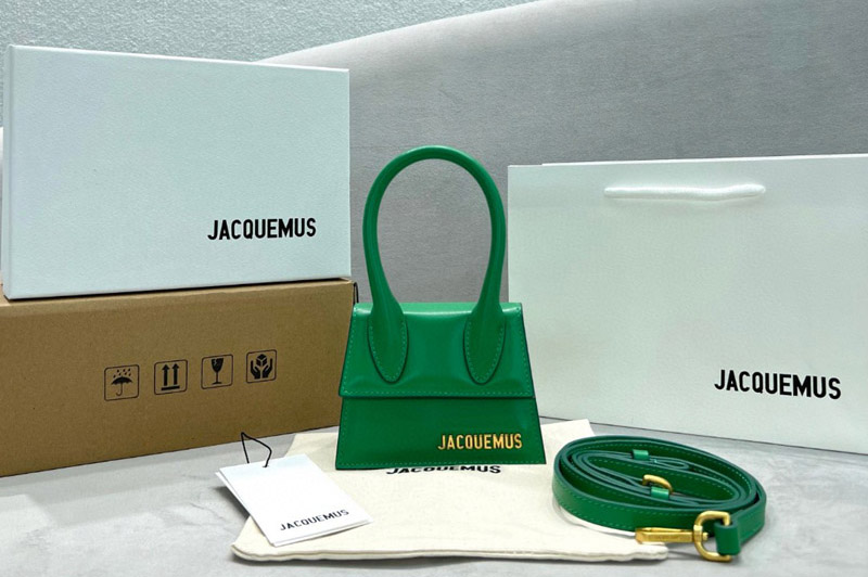 Jacquemus Signature mini handbag in Green Leather