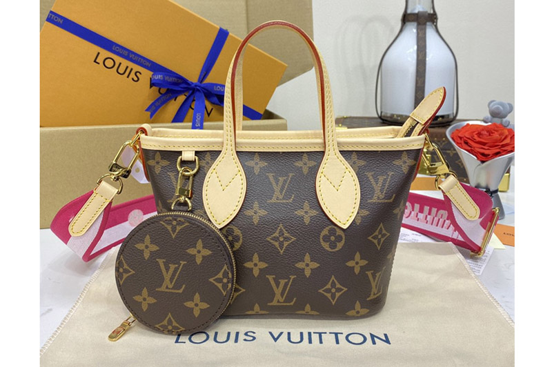 Louis Vuitton M46786 LV Neverfull BB handbag in Monogram coated canvas