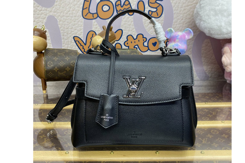 Louis Vuitton M53937 LV Lockme Ever BB handbag in Black Soft calfskin