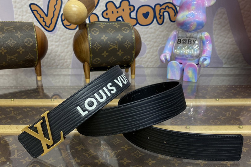 Louis Vuitton M8270U LV Initials 40mm Reversible Belt With Gold Buckle