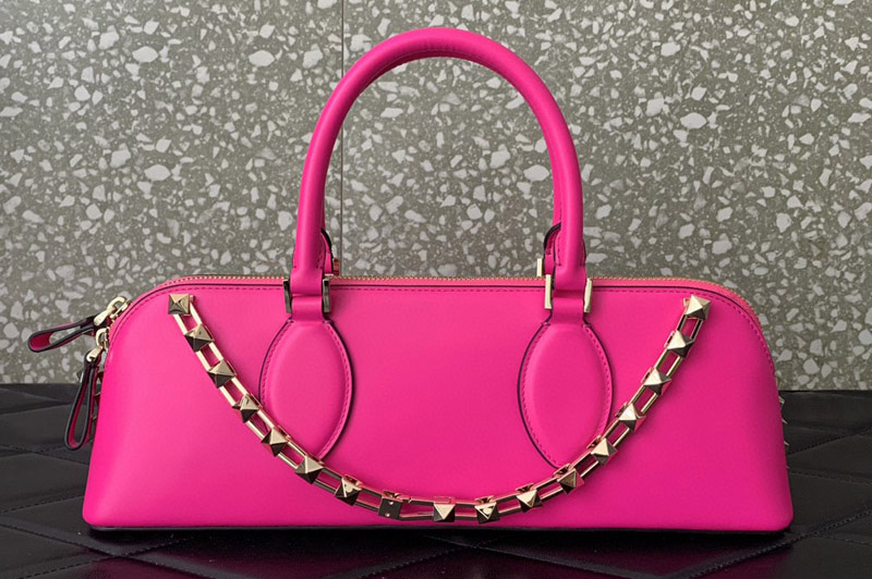 Valentino Garavani Rockstud Bag in Pink Leather