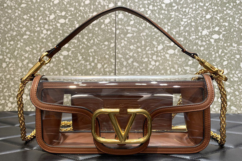 Valentino Garavani Loco Shoulder bag in Brown