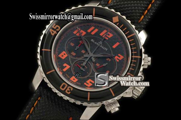 Blancpain 50 Fathoms Chronograph Limted Ed PVD/NY Blk/Red Asia 7