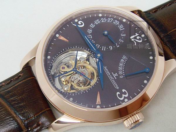 Jaeger Lecoultre Regulator Tourbillon Rose Gold Replica Watches