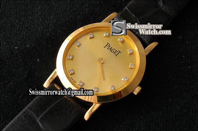 Piaget 18K YG Ladies UltraThin Swiss Quartz Replica Watches