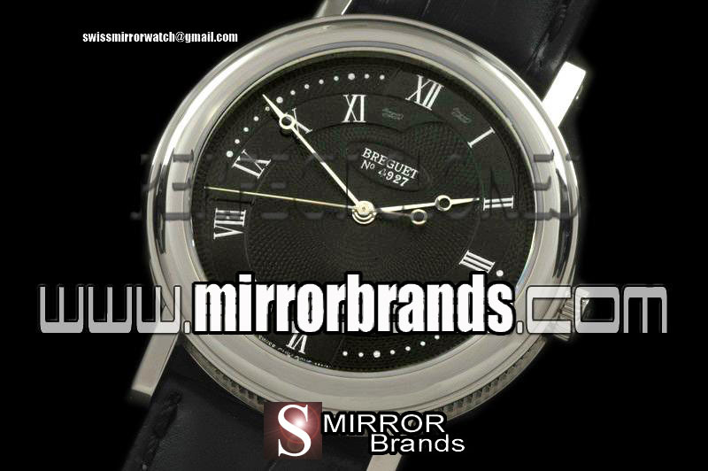 Luxury Breguet Classique Automatic 4927 SS/LE Black Asian Eta 2892 Replica Watches
