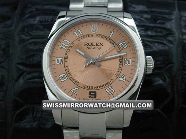 Rolex Air-King Automatic ETA 2836 Salmon Dial Watches