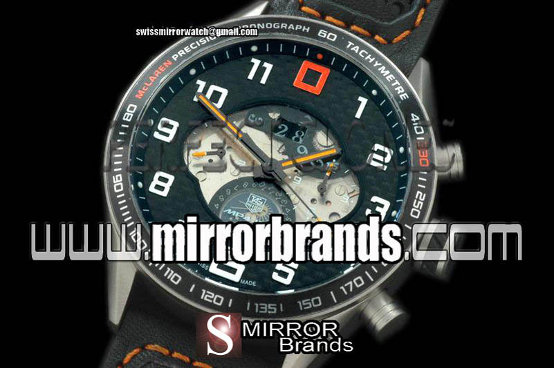 Tag Heuer McLaren MP4-12C Chronograph TI/LE Black/Orange Asia 21J Watches