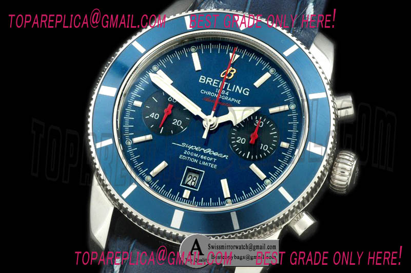 Breitling A2332024 Superocean 2010 Heritage Chrono SS/Rubber Blue A-7750