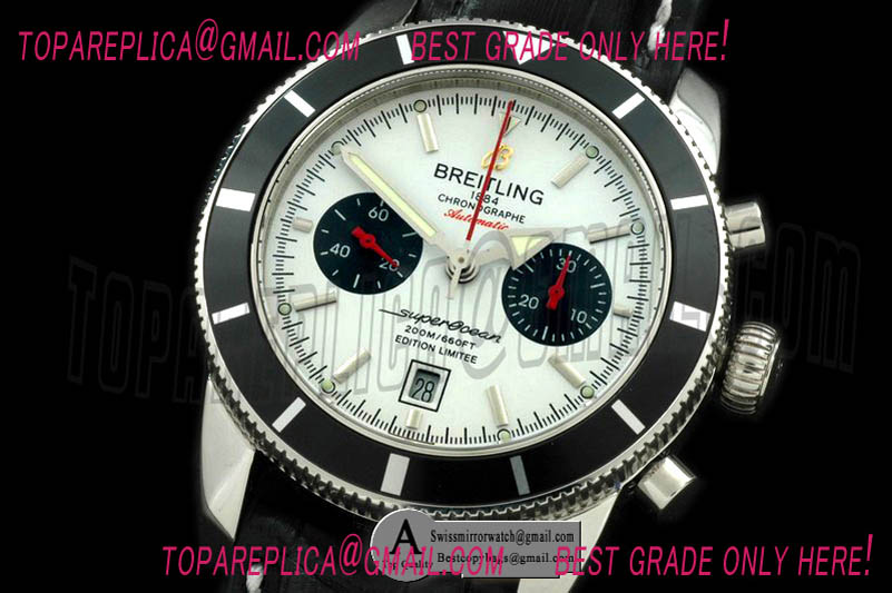 Breitling A2332024 Superocean 2010 Heritage Chrono SS/Rubber White A-7750