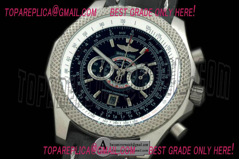 Breitling A2636412/BA22 Bentley SuperSports Chrono SS/Leather Black Jap OS20 Qtz Replica Watches