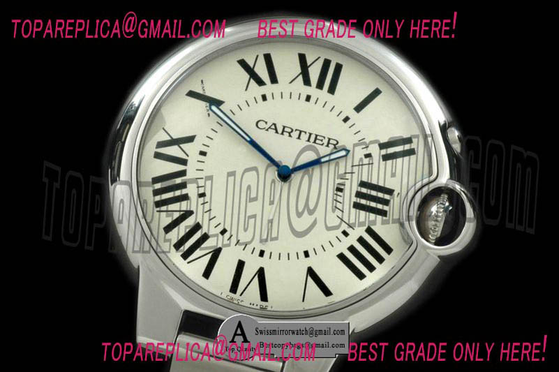 Cartier W0100077 Ballon Style SS Alarm Clock with Boxset Replica Watches
