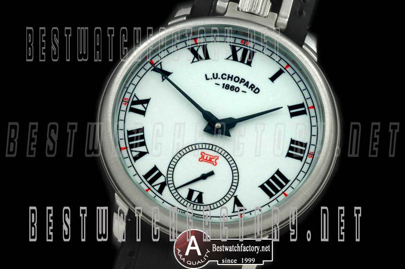 Chopard Louis Ulysee SS/Leather White Asian 6498