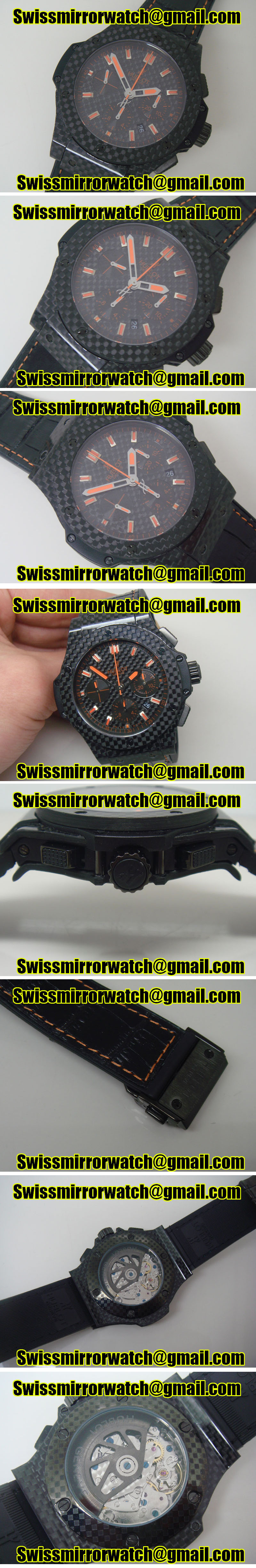 Hublot 301.QX.1740.GR All Carbon Orange Replica Watches
