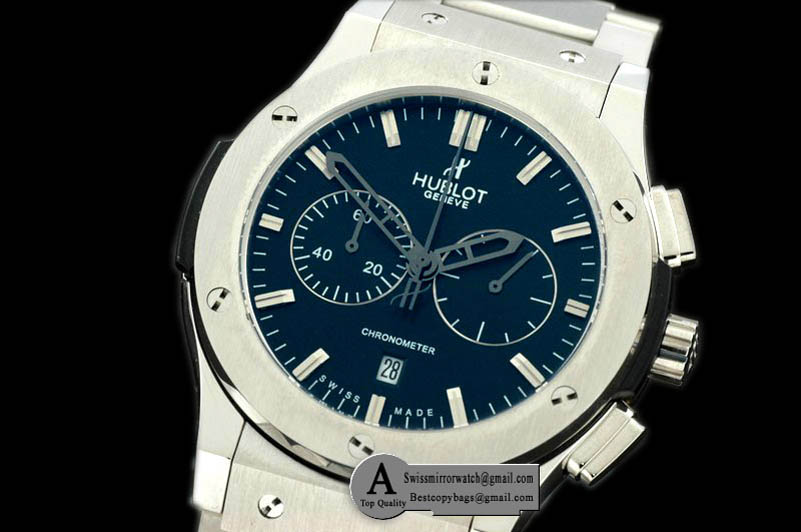 Hublot 521.NX.1170.NX Classic Fusion Chrono SS/SS Black Japanese Quartz Replica Watches