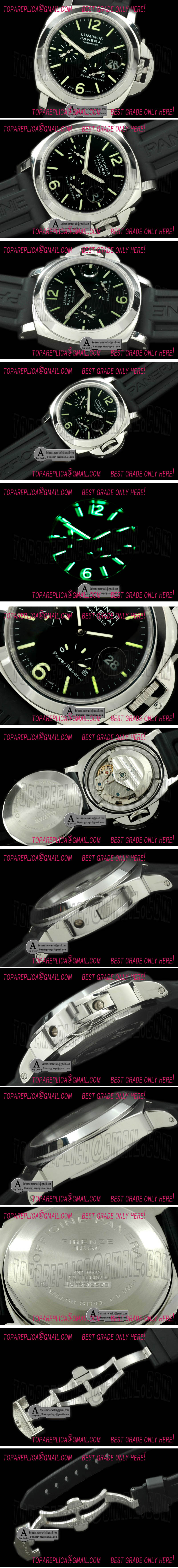 Panerai PAM 090I SS/Rubber Black A-7750 Replica Watches