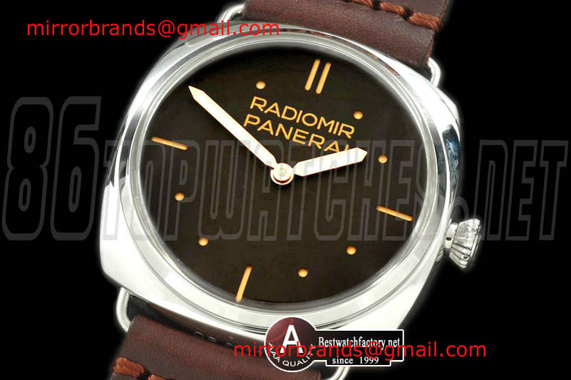 Panerai The Ultra Big 47mm and 60mm Special Ed Radiomir SS/Leather Brown 6497