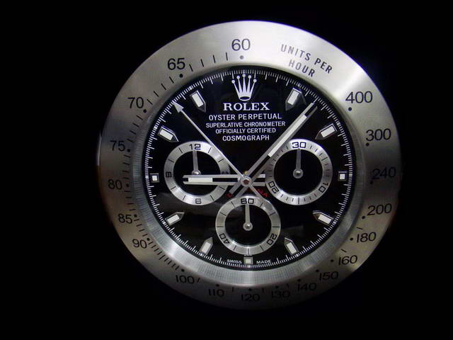Rolex 116520 Dealer Clock Daytona Style Swiss Quartz Replica