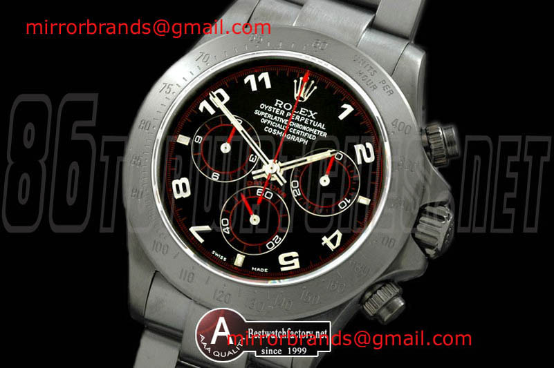 Luxury Rolex Pro Hunter Matt Daytona MK2 116520 PVD Black Numeral A-7750 28800