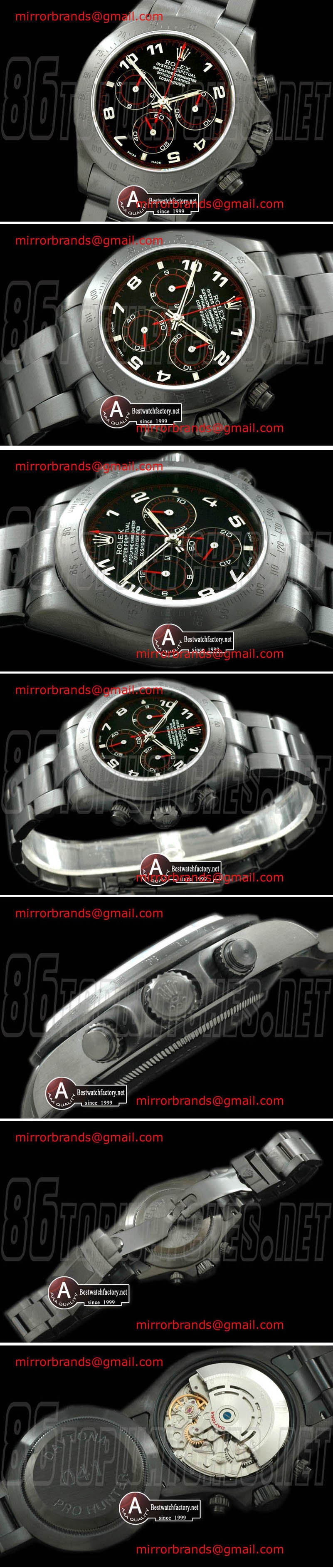 Rolex Pro Hunter Matt Daytona MK2 116520 PVD Black Numeral A-7750 28800