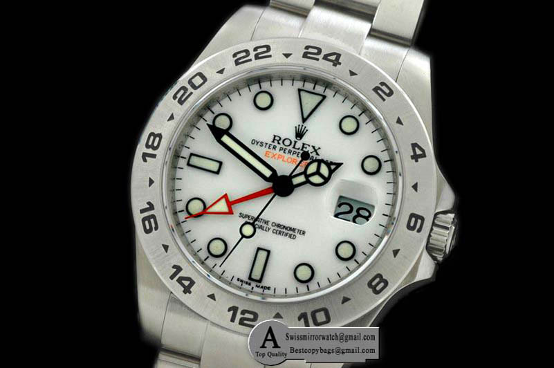 Rolex 216570 2011 Explorer II 42mm White Swiss 2836 Replica Watches