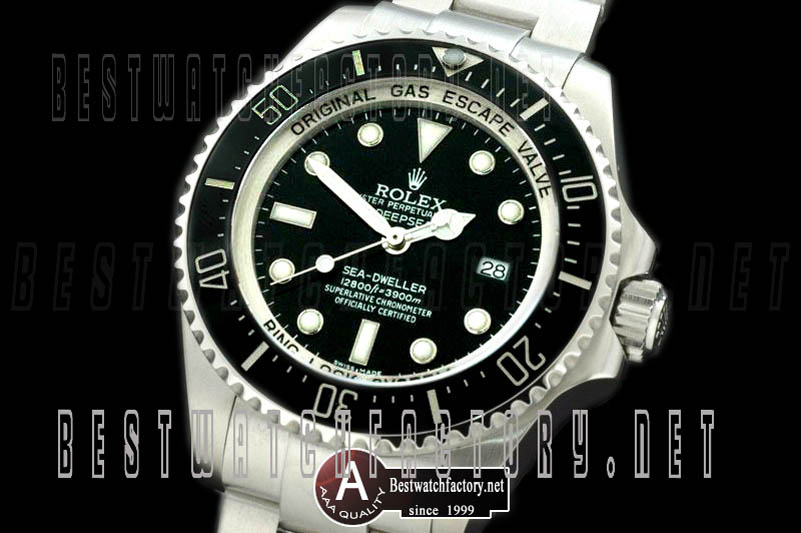 Rolex Deep Sea Dweller SS Black Asia 2836 (1:1
