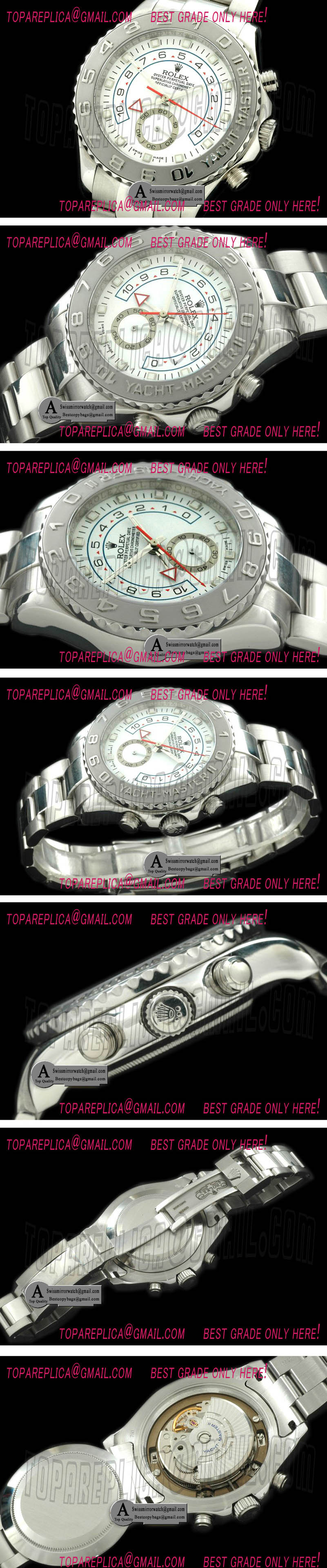 Rolex 2007 Yatchmaster II (42mm) TT White Asia 2813 Replica Watches
