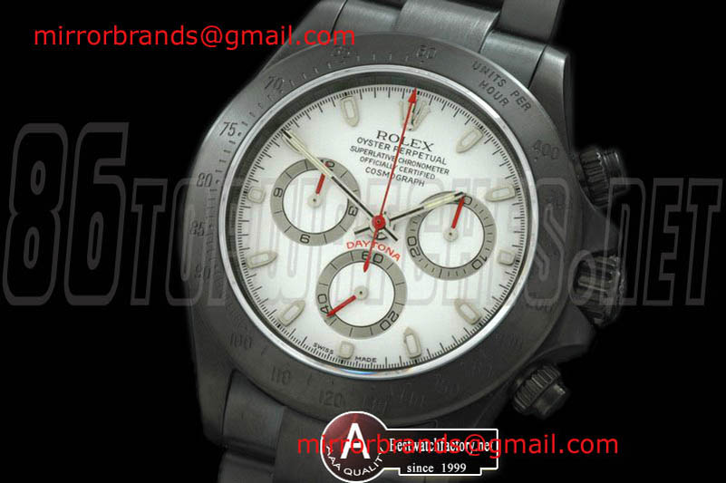 Luxury Rolex Pro Hunter Matt Daytona MK4 116520 PVD White Sticks A-7750 28800