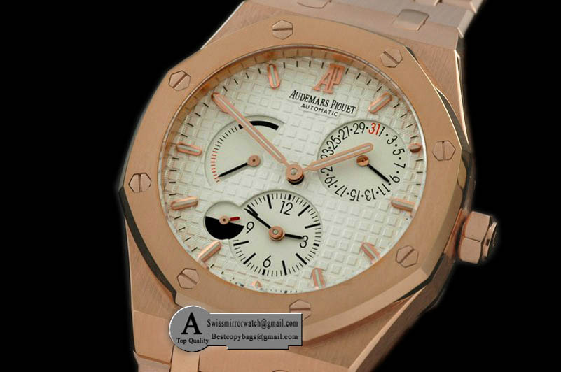 Audemars Piguet Royal Oak Reserve/Duo 26120OR.OO.D088CR.01 Time Rose Gold/Rose Gold White Asian 23 Automatic Replica Watches