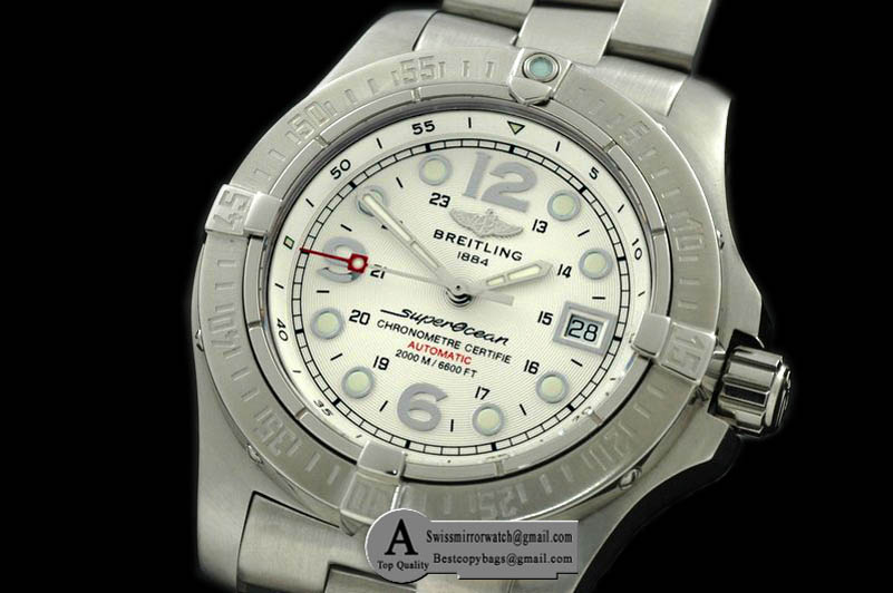 Breitling A17390 Steelfish V2 SS/SS White - Swiss ETA 2836 Replica Watches