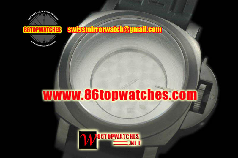 Panerai DLC Marina 6497 Caseset C w Rubber Strap Pre V Buckle Replica Watches