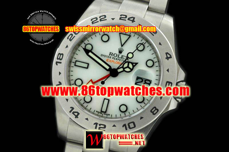 Rolex 216570 Explorer II 42mm White Replica Watches