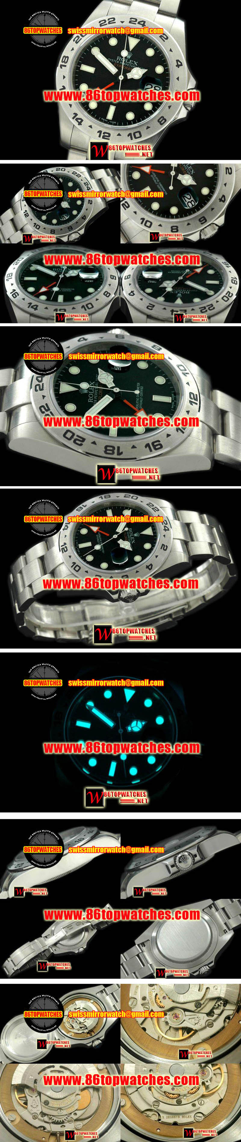 Rolex 216570 Explorer II 42mm Black Replica Watches