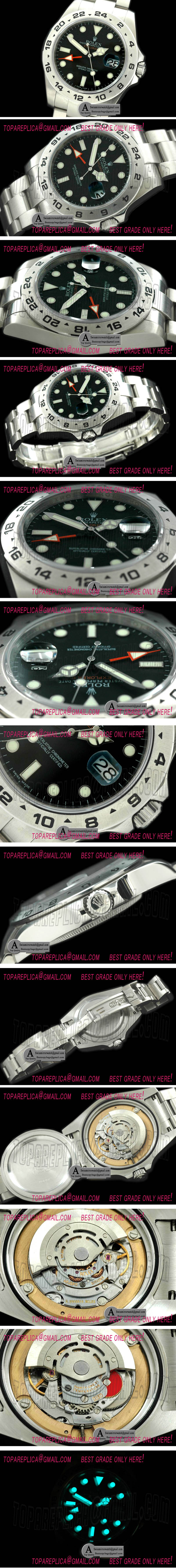 Rolex 216570 2011 Explorer II 42mm Black Swiss 2836 Replica Watches