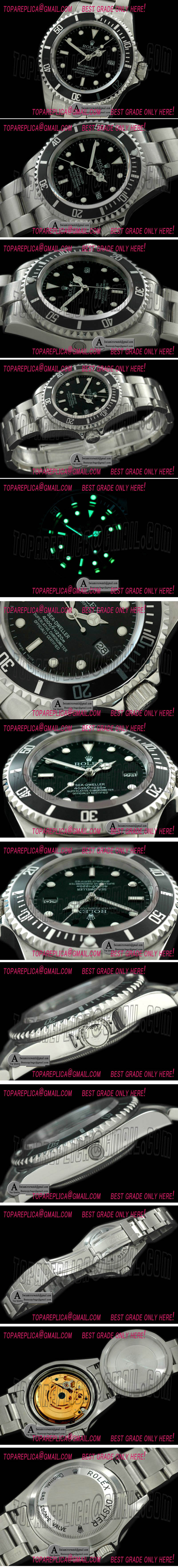 Rolex  Classic Sea Dweller 16600 Asian-2813 Replica Watches