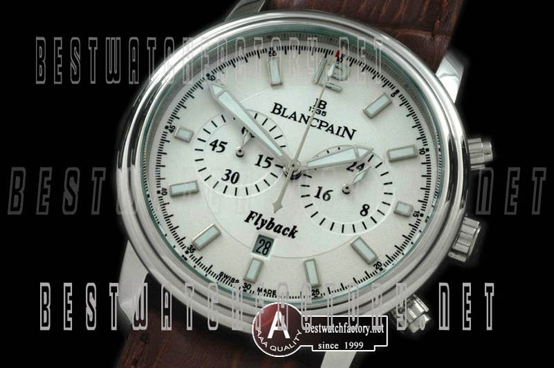 Blancpain Lemans Flyback Chrono SS/Leather White Japanese OS20 Quartz