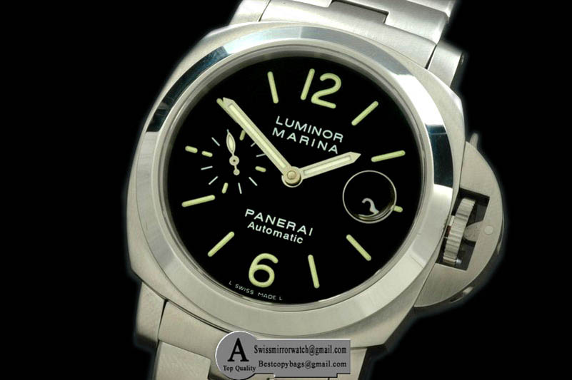 Paneriai Pam 299N Luminor Marina Automatic 44mm SS SS Black A7750 Replica Watches