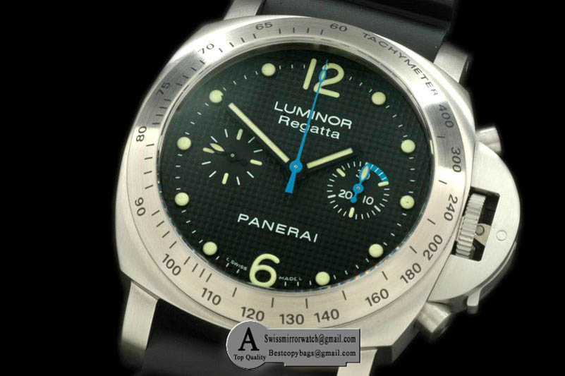 Panerai PN308 Regetta Chrono SS Rubber A-7750 Replica Watches